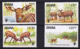 GHANA, WWF, Yvert 850/53** Neuf Sans Charniere. MNH - Ongebruikt