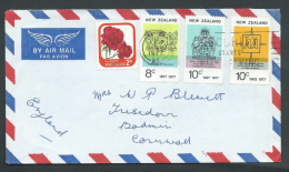 1977 NEW ZEALAND LETTER NO TIMBRO ARRIVO - V - Covers & Documents