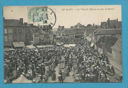 CPA Métier Marchands Ambulants Marché Place De L'Eperon LE MANS 72 - Le Mans