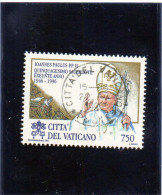 1996 Vaticano - 50° Sacerdozio Di Papa Giovanni Paolo II - Oblitérés