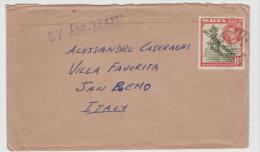 MA024 /  MALTA -  Selbstregierung Zudruck Auf Brief 1947 - Malte