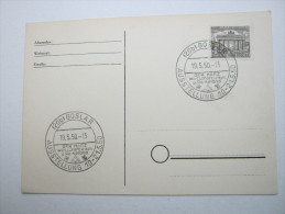 1950 , Goslar - Ausstellung  , Klarer Sonderstempel Auf Beleg - Covers & Documents