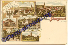 Gruss Aus STARGARD Mecklenburg Color Litho - Neubrandenburg