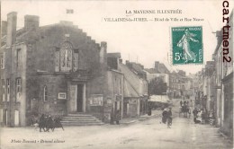 VILLAINES-LA-JUHEL HOTEL DE VILLE ET RUE NEUVE 53 MAYENNE - Villaines La Juhel