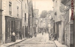 CHATEAU-GONTIER LA GRANDE RUE ANIMEE 53 MAYENNE - Chateau Gontier