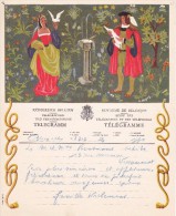 TELEGRAMM - TELEGRAMME  B.20 (D.F.)  Bureau De BRUXELLES - VERSO HERBESTHAL - 2 Scans - Telegraphs