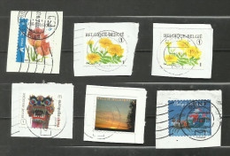 Belgique N°3703, 3767, 3767a, 3948, 3965, 4068 - Used Stamps