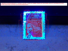 * 2001 N° 3417 TVP ROUGE RF MARIANNE DU 14 JUILLET PHOSPHORESCENTE 6.2.2002 OBLITÉRÉ TB - Used Stamps