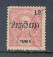 ! ! Timor - 1902 King Carlos W/OVP "Provisorio" 12 A - Af. 98 - Used - Timor