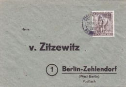 Berlin (West) 1953 GEDACHTNISHIRCHE  STAMPS ON COVER - Brieven En Documenten
