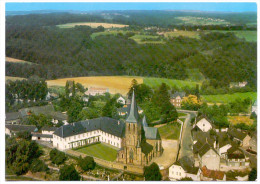 5202 HENNEF - BÖDINGEN, Pfarrkirche & Umgebung, Luftaufnahme - Hennef