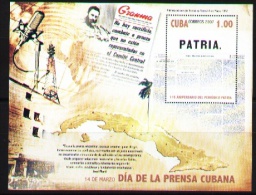 CUBA 2007 - Anniversaire Du Journal Patria - Bloc - Unused Stamps