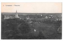 Delcampe - Cerfontaine 2 Panorama Cachet 1918 Pas Commune - Cerfontaine