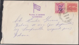 1960-H-20. CUBA 1960. SOBRE CENSURADO DE LA PRISION MILITAR DE LA CABAÑA. CON CONTENIDO. - Covers & Documents