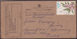 1977-H-3. CUBA 1977. TARJETA DE CITACION DE ACUSADO DEL TRIBUNAL POPULAR DE CAMAGUEY. TARIFA 2c - Cartas & Documentos