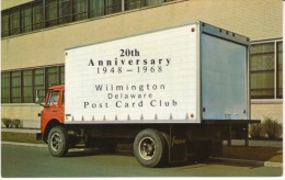 Wilmington Delaware, Postcard Club 20th Anniversary 1948-1968, Delivery Truck, C1960s Vintage Postcard - Wilmington