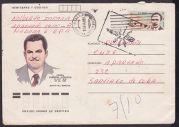 1985-EP-78 CUBA 1985. Ed.197j. ANGOLA WAR. POSTAL STATIONERY. MARTIRES DEL MONCADA. PEDRO MARRERO. - Briefe U. Dokumente