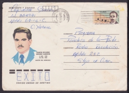 1987-EP-156 CUBA 1987. Ed.201j. ANGOLA WAR. POSTAL STATIONERY. MARTIRES DEL MONCADA. RAMON RICARDO MENDEZ. - Cartas & Documentos
