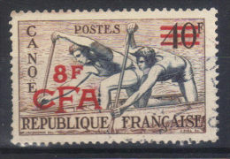 REUNION  CFA         N°314 (1953) Série Sports   Canoë - Used Stamps