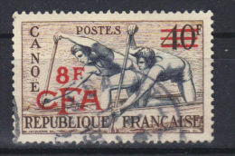 REUNION  CFA         N°314 (1953) Série Sports   Canoë - Used Stamps