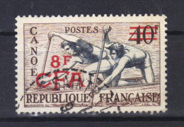 REUNION  CFA         N°314 (1953) Série Sports   Canoë - Used Stamps