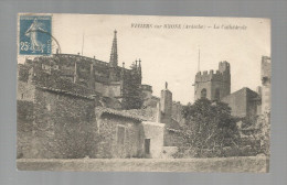 Cp , 07 , VIVIERS SUR RHONE , La Cathédrale , Voyagée , Ed : Brunel - Viviers