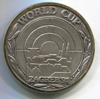 SHOOTING ARCHERY - World Cup 1991. ZAGREB Croatia, Medal, D 45 Mm - Bogenschiessen