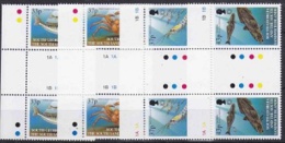 South Georgia 2001 Marine Life 4v Gutter ** Mnh (26909) - Georgia Del Sud