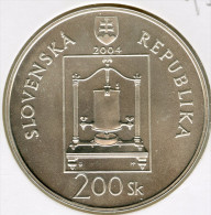 Slovaquie Slovakia 200 Korun 2004 300 Ans De Jan Andrej Segner UNC KM 77 - Slovakia