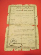 Certificat De Bonne Conduite/66éme RI/ Chesnay Soldat De Seconde Classe/Cahors/1888   DIP75 - Documentos