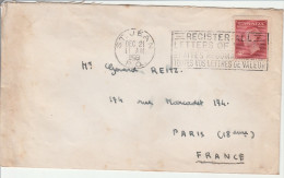 St Jean 1950 - Lettre + Flamme Register Recommander - !! Couronne Mal Montée : Année Inversée - Cartas & Documentos