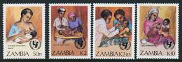 ZAMBIA 1988  MEDICINE / BREAST FEEDING UNICEF MNH DOCTORS, NURSES, UNO, IMMUNIZATION - UNICEF