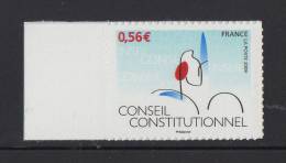 FRANCE-2009-Un Timbre (1) YT N°337** Autoadhesif (4347) Cinquantenaire Du Conseil Constitutionnel 2°tirage 0.56€ BDF - Luchtpost