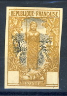 Congo 1900-04 Prova Di Colore Della Femme Bakaloi Prima Serie Congo N. 33-38 MNG Non Dentellato Catalogo Dallay € 100 - Autres & Non Classés