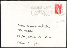 DIVING - FRANCE COLOMBES 1978 - COMPLEXE SPORTIF DE L´ILE MARANTE - MAILED ENVELOPE - Duiken