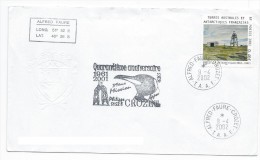 14921 -TAAF - ALFRED FAURE -- TIMBRE POSTE  2002 - 40 ème ANN. - 39 ème Mission (MANCHOT - PINGOUIN) - Storia Postale