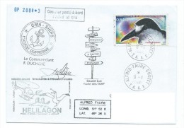 14926 - TAAF - MARION DUFRESNE MISSION OP3-08 - ALFRED FAURE 2008 - GERANT POSTAL - ORQUE - Cartas & Documentos