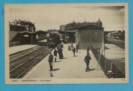 CPA 11912 - Chemin De Fer Train En Gare D'ASNIERES 92 - Asnieres Sur Seine