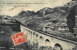 - Isere - Ref - A725 - Vif - Le Viaduc De Vif - Ligne De Grenoble A Gap - Ligne De Chemin De Fer - Carte Bon Etat - - Vif