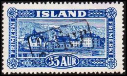 1925. Views And Buildings. 35 Aur Blue TOLLUR. (Michel: 117) - JF191396 - Unused Stamps