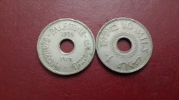 Israel-mandate Coins-(10 Mils)-(1935)-good - Israel