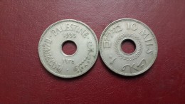 Israel-mandate Coins-(10 Mils)-(1935)-good - Zonder Classificatie