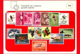 Nuovo - SAN MARINO - 15 Francobolli - Collections, Lots & Séries