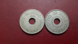 Israel-mandate Coins-(10 Mils)-(1937)-good - Israel