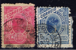 BR+ Brasilien 1904 Mi 149A-50 Freiheitsallegorie - Used Stamps