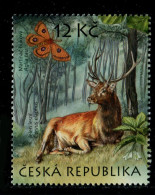 (cl.12 - P.2) Rep. Tchèque ** Tbre Du Bloc N° 36 (ref. Michel Au Dos) - Cerf - - Unused Stamps