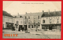 28 - Auneau - Eure Et Loire - Place Du Marché Coté Sud - Dragron - Hotel De France - Chaussures - Fourragères - Auneau