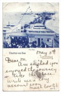 Clacton On Sea, The Pier, 1902, Simple Back, "Hot & Cold Sea Water" - Clacton On Sea