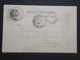 MONACO - Carte Pour La Belgique - Fev 1904 - A Voir - P15152 - Covers & Documents