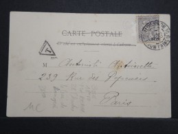 MONACO - Carte Taxée Pour La Paris - 1905 - A Voir - P15153 - Briefe U. Dokumente